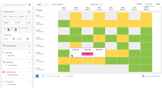 Search_and_Filter_Available_Facilities Search_and_Filter_Available_Facilities