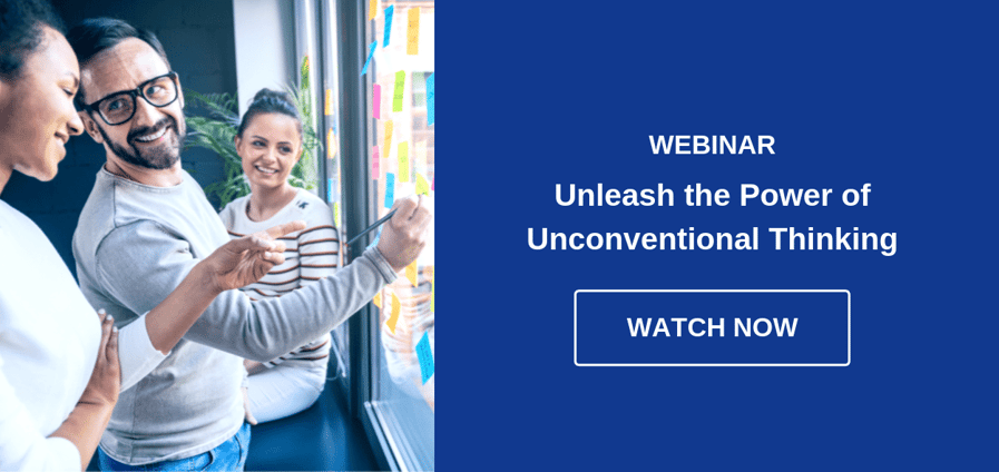 Unleash the power of unconventional thinking - Watch Webinar