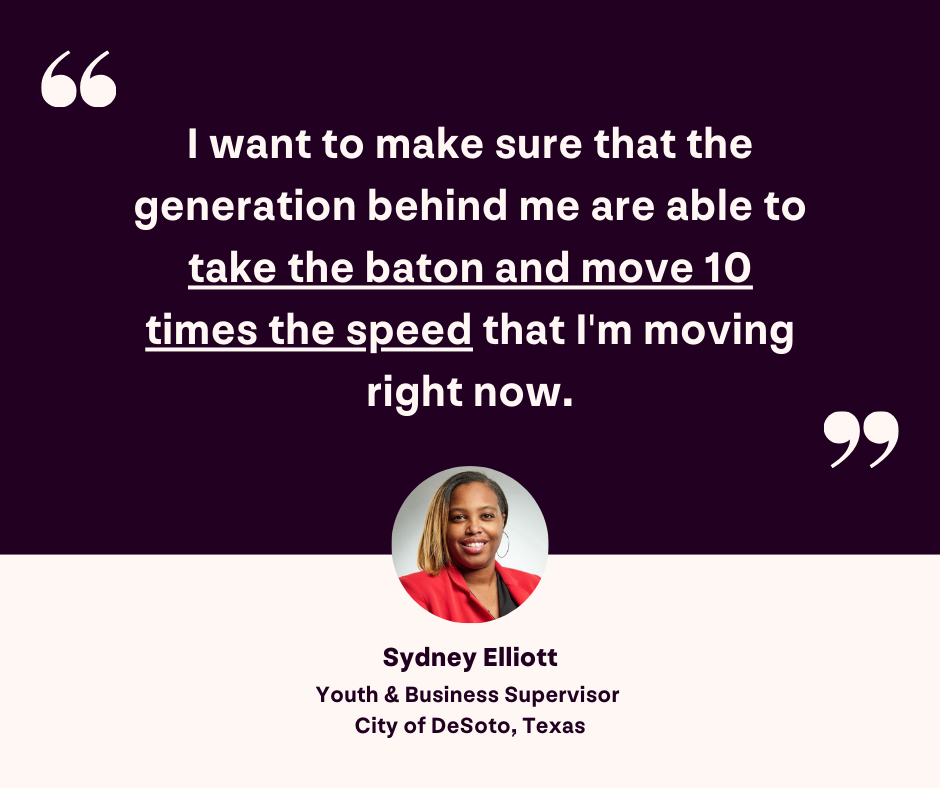 Sydney Elliott on how she wants to help the next generation of parks and rec pros