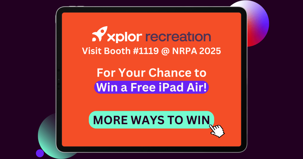 Xplor Recreations NRPA 2025 conference iPad giveaway