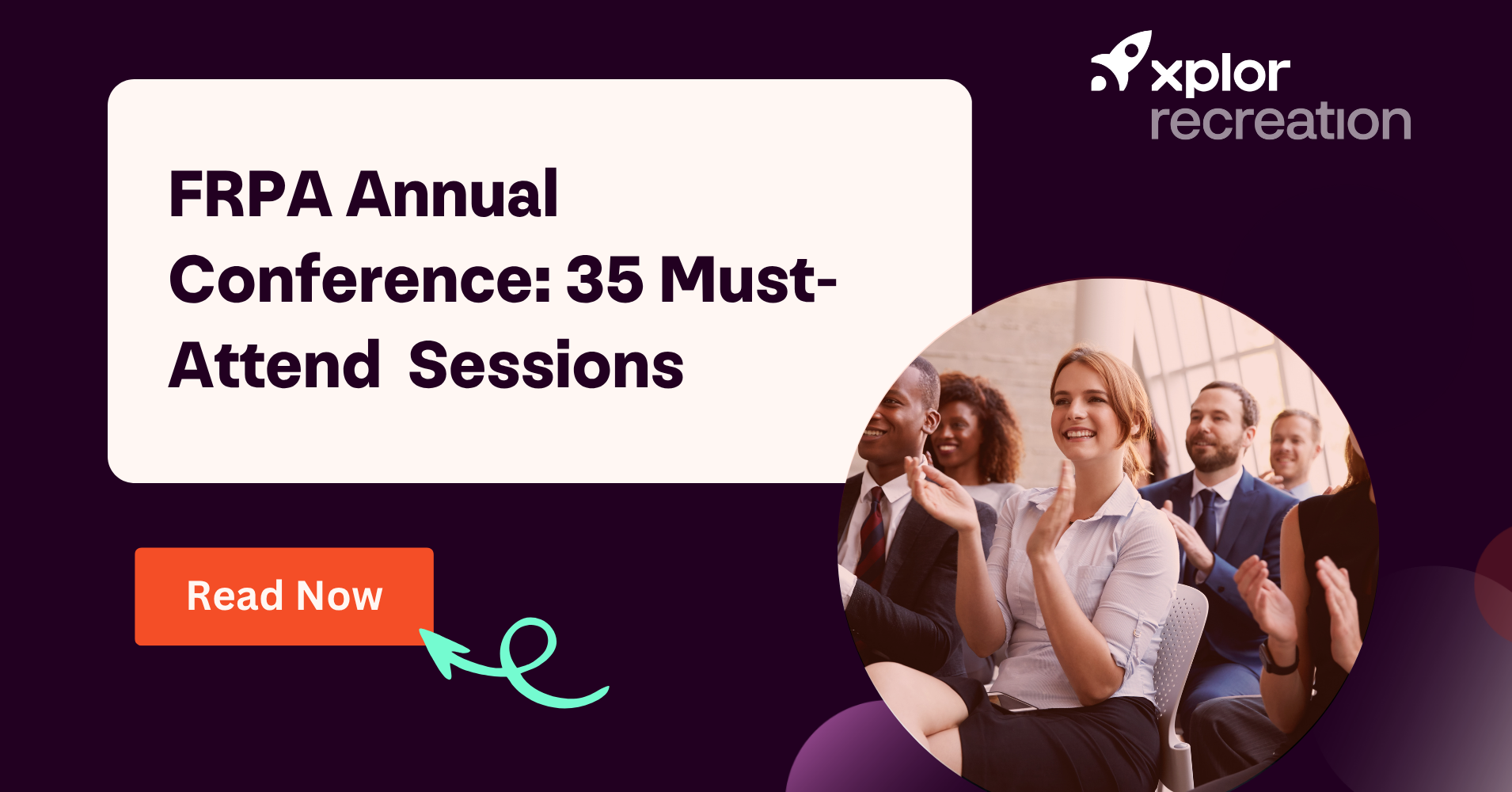 Graphic of 35 must-attend sessions at FRPA 2025