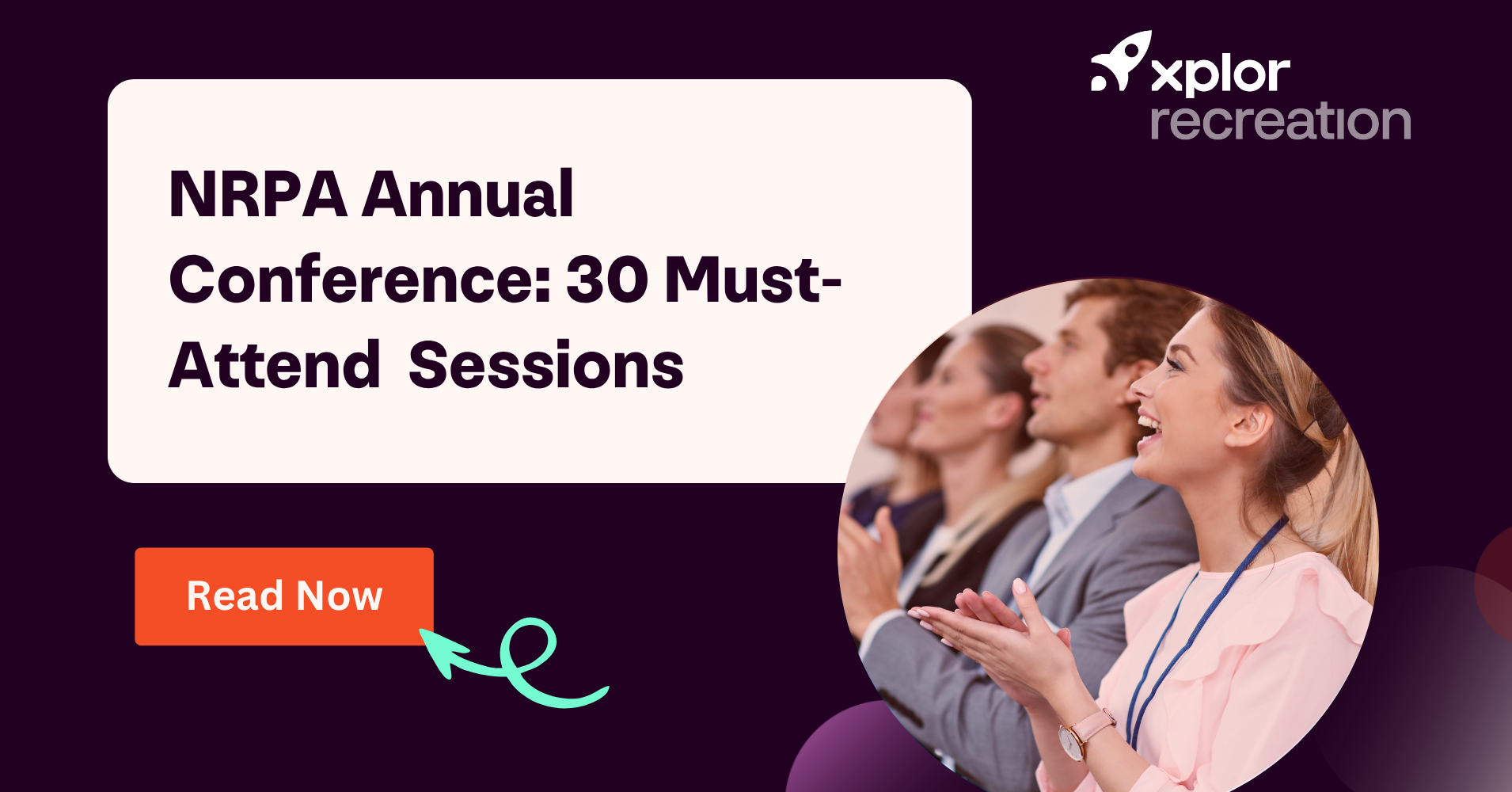 Graphic image of NRPA 2025 - 30 must-attend sessions